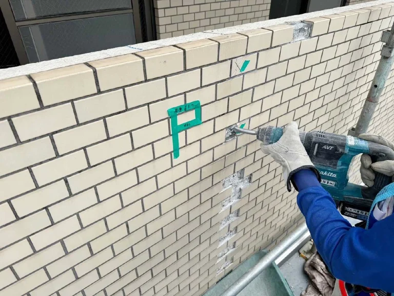 タイル補修工事