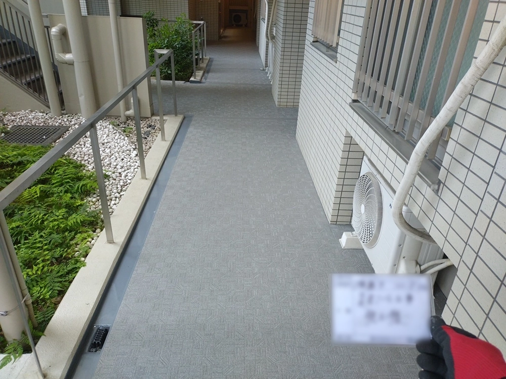 長尺塩ビシート工事